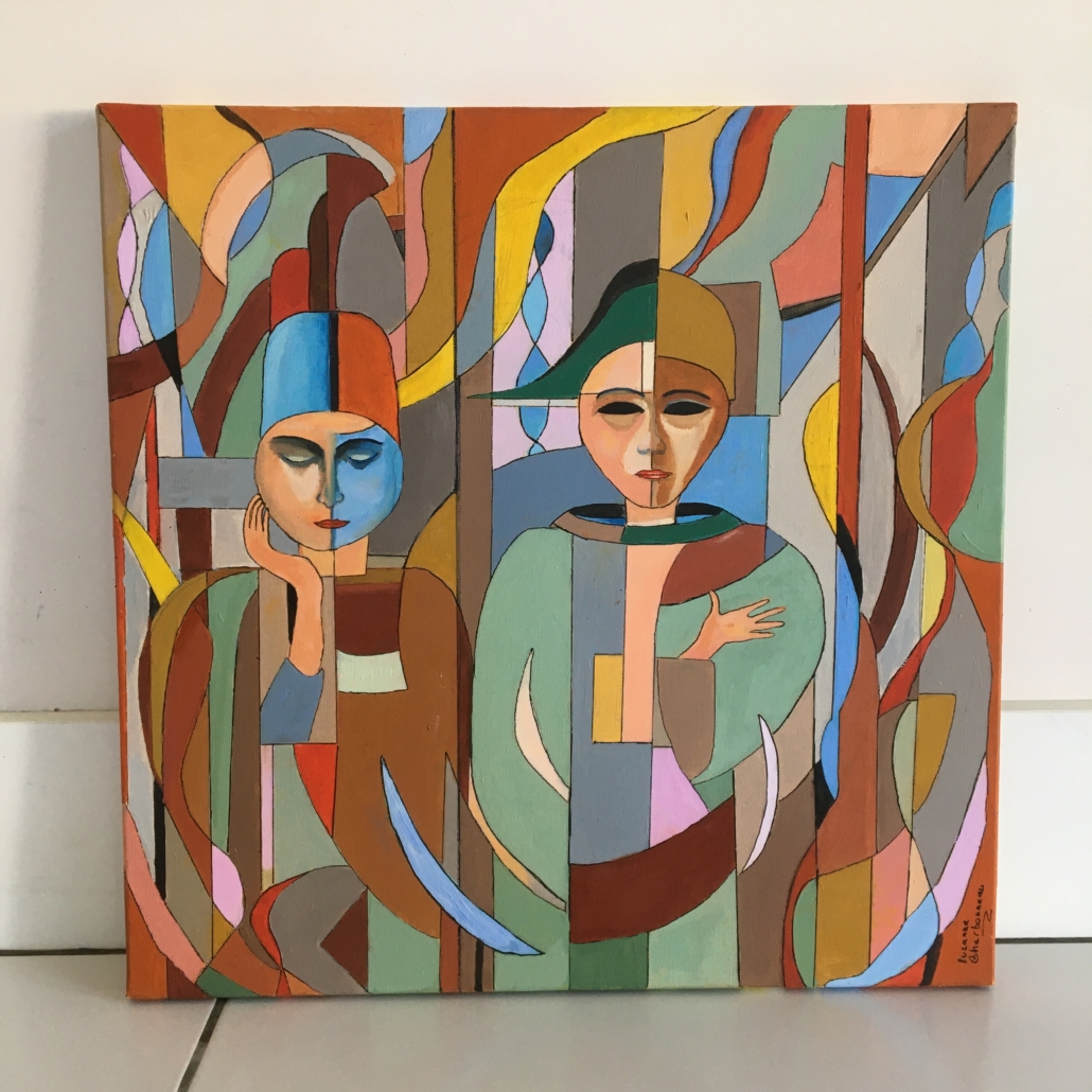 Suzanne Charbonneau 50 x 50 cm Peinture de Suzanne Charbonneau