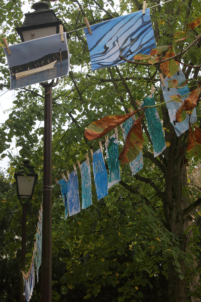 Photo de la Grande Lessive d'octobre 2023 à Saint-Cloud