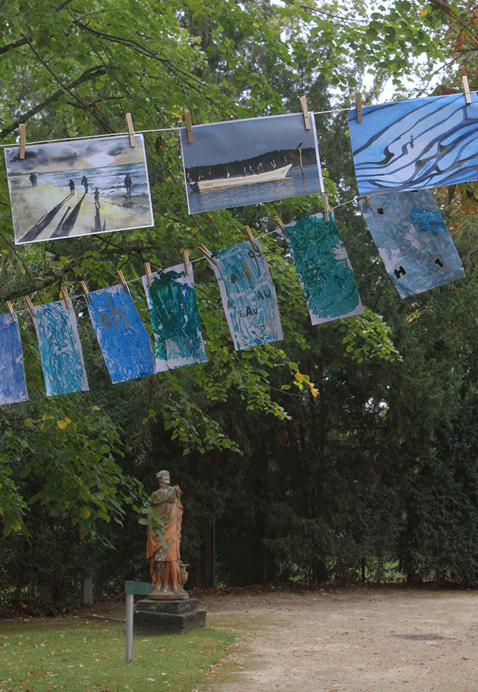 Photo de la Grande Lessive d'octobre 2023 à Saint-Cloud
