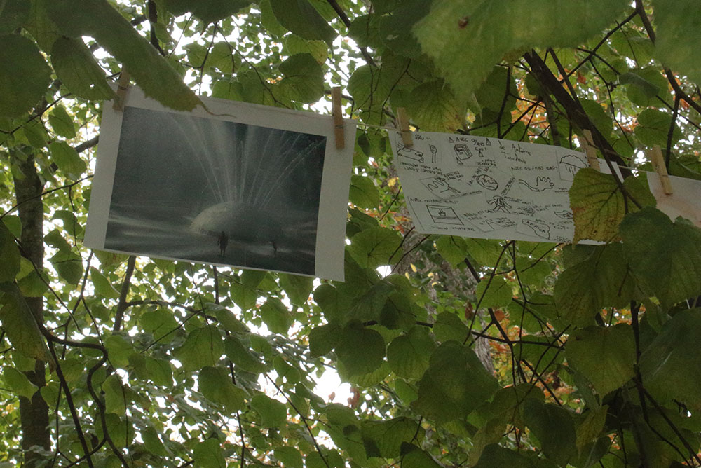 Photo de la Grande Lessive d'octobre 2023 à Saint-Cloud