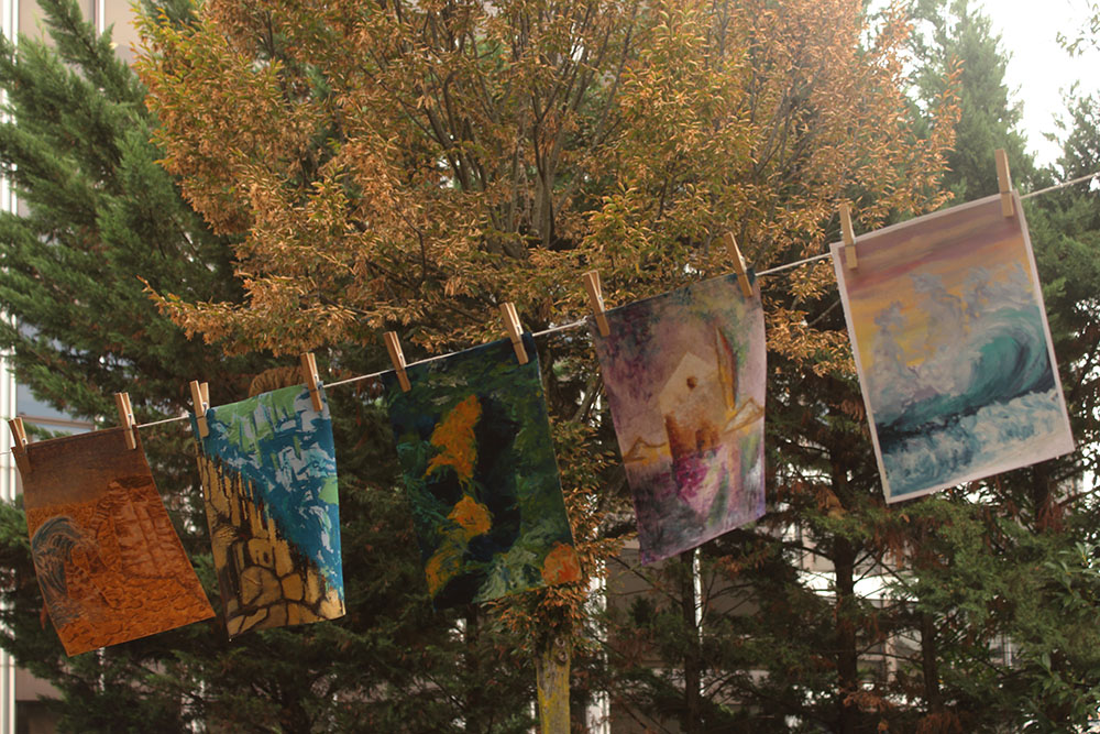 Photo de la Grande Lessive d'octobre 2023 à Saint-Cloud