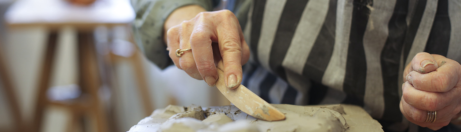 Adhérent de l'ECLA en atelier sculpture